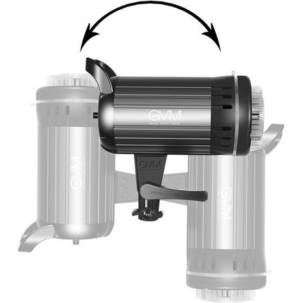 GVM G100W Luz LED Bi-Color para Video 3200-5600K con Reflector y Bolsa