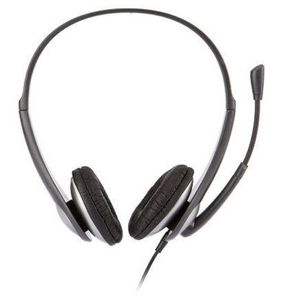 Cyber Acoustics AC-204 Auriculares con Micrófono Boom 30mm y Adaptador Y