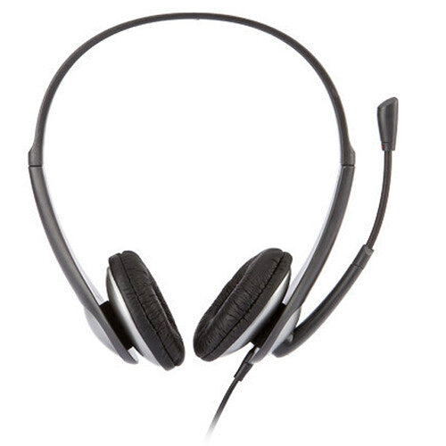 Cyber Acoustics AC-204 Auriculares con Micrófono Boom 30mm y Adaptador Y
