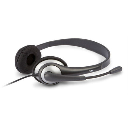 Cyber Acoustics AC-204 Auriculares con Micrófono Boom 30mm y Adaptador Y