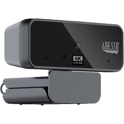 Adesso CyberTrack H6 Webcam USB 4K 30 fps 8MP Sensor con Micrófono Dual y Cubierta de Privacidad