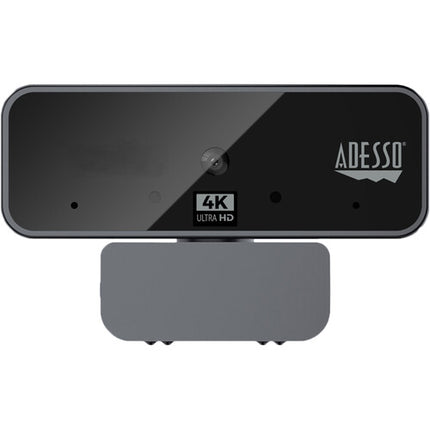Adesso CyberTrack H6 Webcam USB 4K 30 fps 8MP Sensor con Micrófono Dual y Cubierta de Privacidad