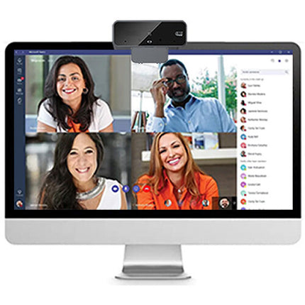 Adesso CyberTrack H6 Webcam USB 4K 30 fps 8MP Sensor con Micrófono Dual y Cubierta de Privacidad