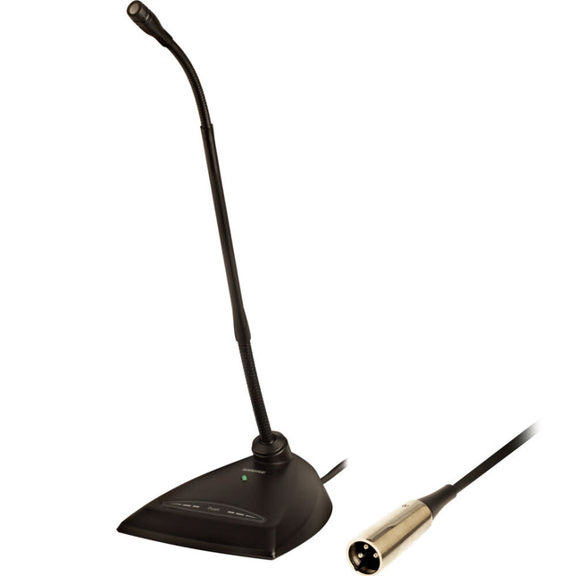 Shure MX412DC Micrófono de cuello de cisne cardioide 30 cm base escritorio