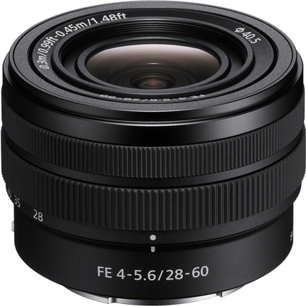 Sony FE 28-60mm f4-5.6 Lente E-Mount Full Frame con enfoque interno