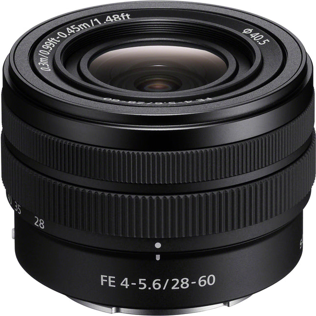 Sony FE 28-60mm f4-5.6 Lente E-Mount Full Frame con enfoque interno