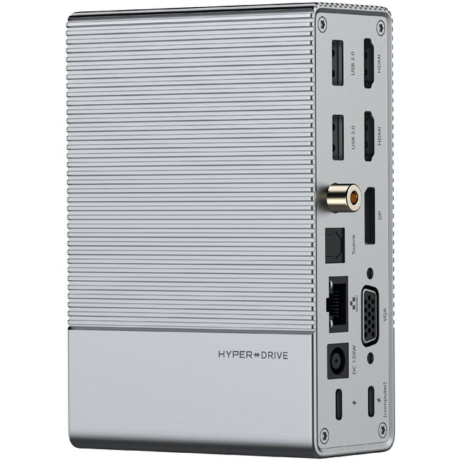 HYPER HyperDrive GEN2 Hub USB Tipo-C 18 en 1 con 2 HDMI y RJ45 Gigabit