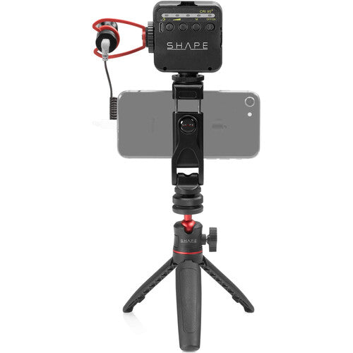 SHAPE Kit de Vlogging para iPhone Trípode Telescópico Luz LED Micrófono