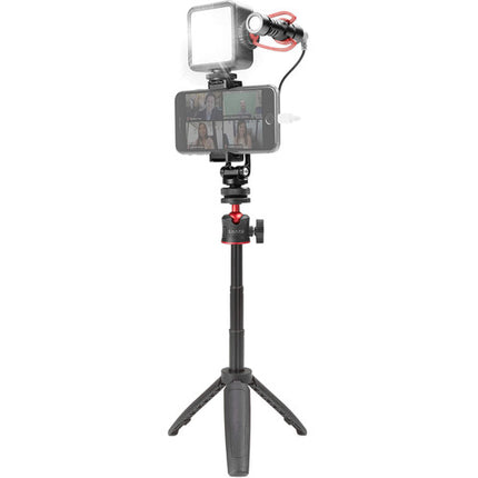 SHAPE Kit de Vlogging para iPhone Trípode Telescópico Luz LED Micrófono