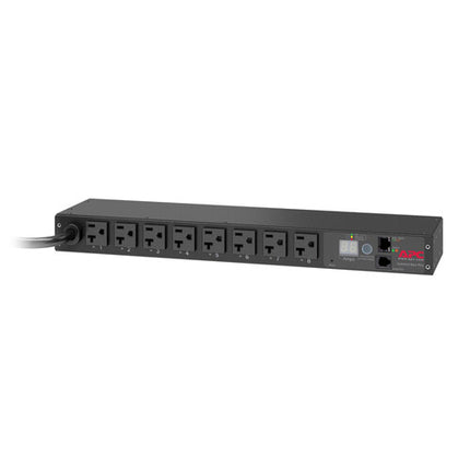 APC AP7901B PDU para rack 8 salidas 20A 120V 1900VA 1RU con monitorización
