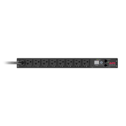 APC AP7901B PDU para rack 8 salidas 20A 120V 1900VA 1RU con monitorización