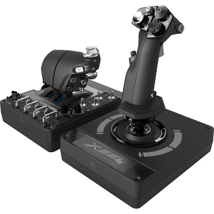 Logitech G X56 H.O.T.A.S Kit Palanca Acelerador Pedal RGB 189 Controles
