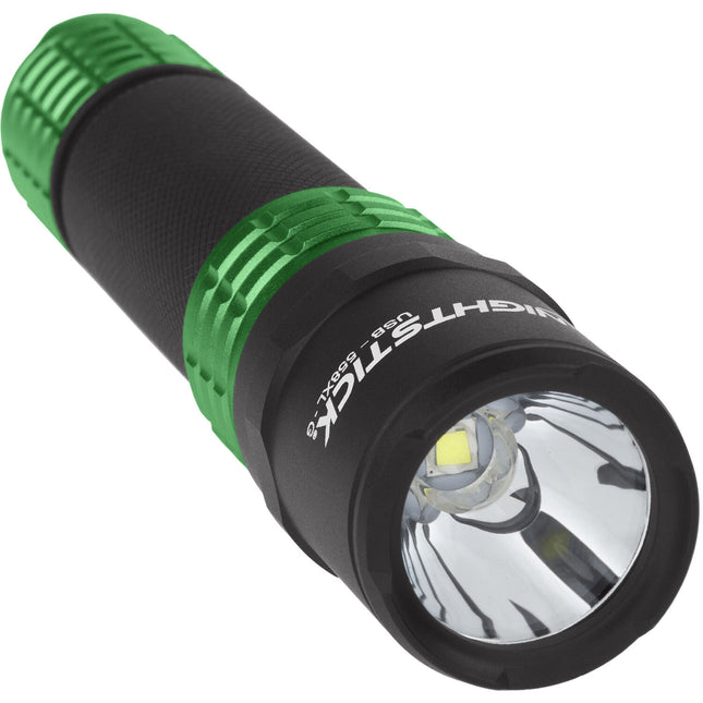 Nightstick USB-558XL Linterna LED táctica recargable 900 lúmenes baterías recargables y clip de acero