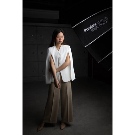 Phottix Raja Hexa Softbox 47 Pulgadas Reflector Plata y Difusor