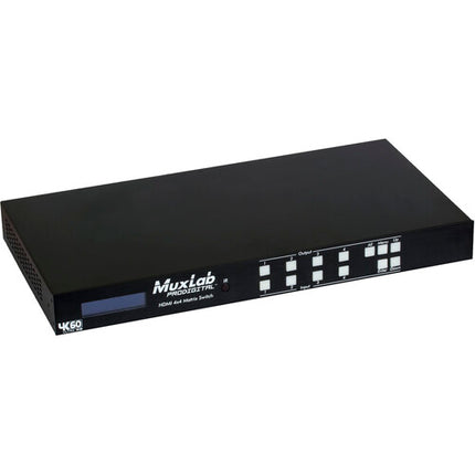 MuxLab 4x4 4K60 HDMI Matriz Switch 4 Entradas 4 Salidas HDR US