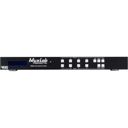 MuxLab 4x4 4K60 HDMI Matriz Switch 4 Entradas 4 Salidas HDR US