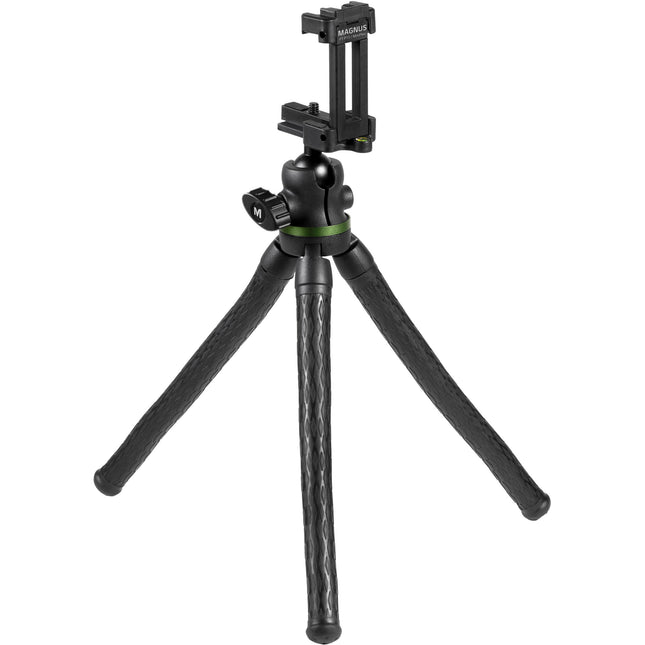 Magnus FT-P15 MiniFlex trípode flexible para smartphones y cámara capacidad 3 kg patas flexibles nivel burbuja