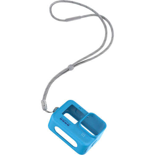 GoPro Sleeve y Lanyard para HERO9 HERO10 HERO11 Protector de silicona azul
