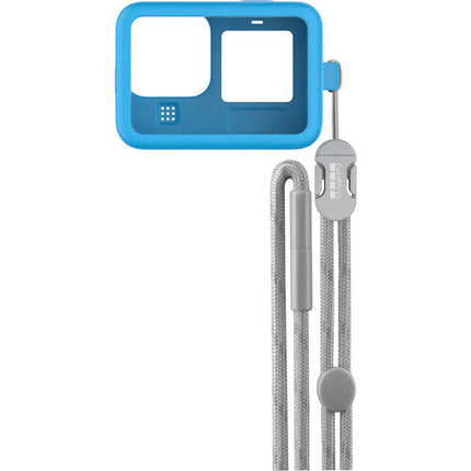 GoPro Sleeve y Lanyard para HERO9 HERO10 HERO11 Protector de silicona azul