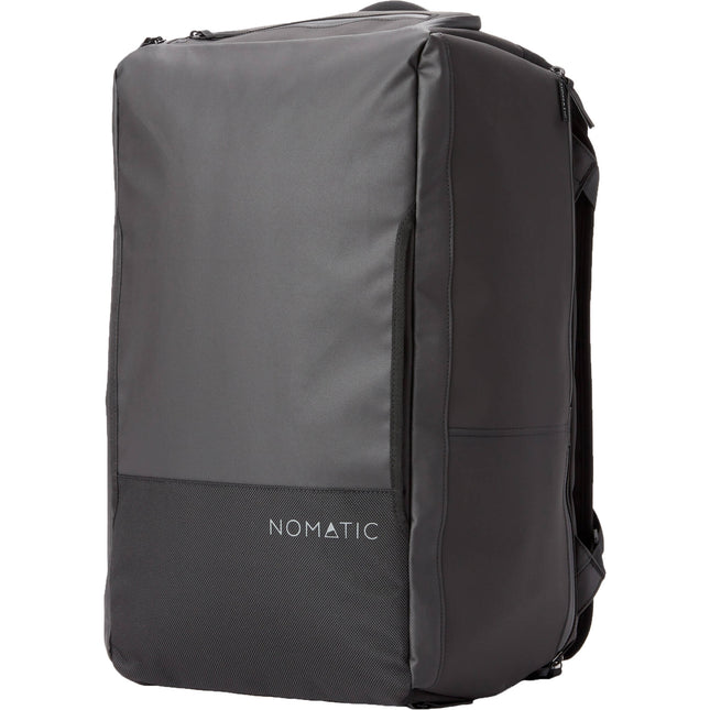 Nomatic Travel Bag V2 Bolsa de Viaje Negra 40L con Compartimento para Zapatos y Bolsillo RFID