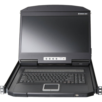 IOGEAR 18.5" LCD KVM Switch 8 Puertos Rack Mountable 1RU