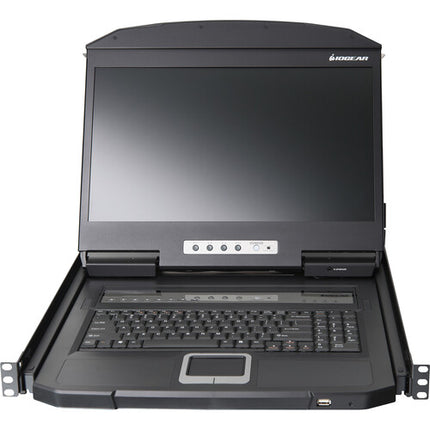 IOGEAR 18.5" LCD KVM Switch 8 Puertos Rack Mountable 1RU