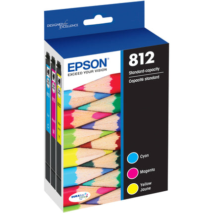 Epson T812 Pack Combo Color Capacidad Standard con Sensormatic para WorkForce Pro WF-7820 y WF-7840