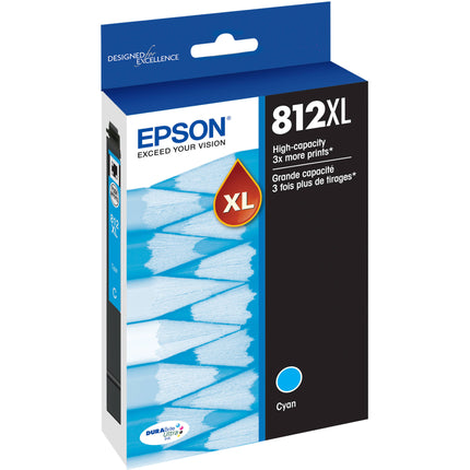 Cartucho de Tinta Epson T812 Cyan Alta Capacidad para WF-7820 WF-7840