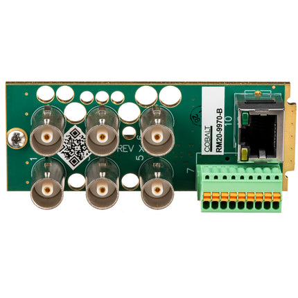 Cobalt RM20-9970-B Módulo trasero OpenGear 4 Entradas SDI 2 Salidas SDI para 9970-QS