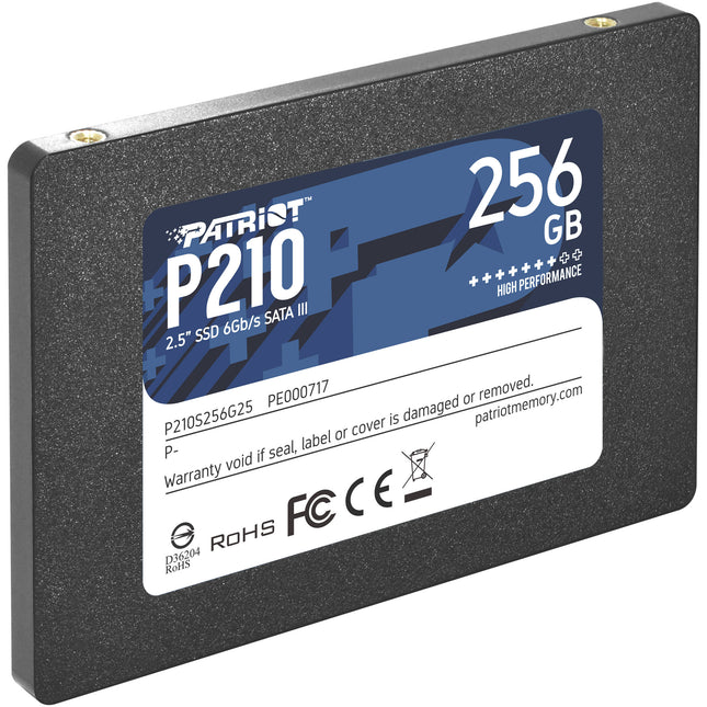 Patriot P210 SSD 256GB SATA III 2.5" Velocidad Lectura 520MB/s