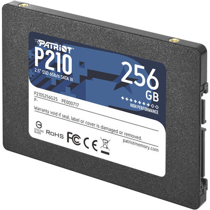 Patriot P210 SSD 256GB SATA III 2.5" Velocidad Lectura 520MB/s