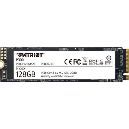 Patriot 128GB P300 M.2 2280 SSD PCIe Gen 3 x4 1600 MB/s Lectura