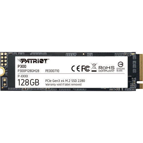 Patriot 128GB P300 M.2 2280 SSD PCIe Gen 3 x4 1600 MB/s Lectura