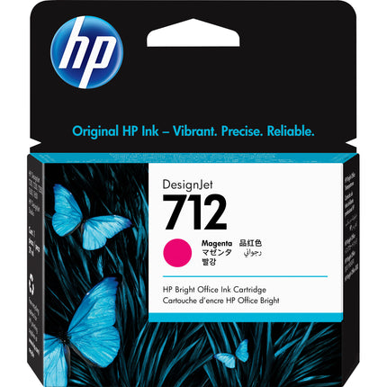 HP 712 Cartucho de Tinta Magenta 29mL para Plotters DesignJet