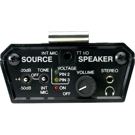 Whirlwind QBOX Probador de Líneas de Audio Generador de Tonos con Micrófono Integrado y Entradas XLR 1/4" y 3.5mm