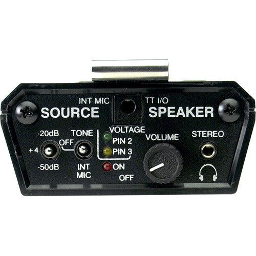 Whirlwind QBOX Probador de Líneas de Audio Generador de Tonos con Micrófono Integrado y Entradas XLR 1/4" y 3.5mm