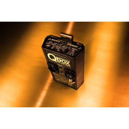 Whirlwind QBOX Probador de Líneas de Audio Generador de Tonos con Micrófono Integrado y Entradas XLR 1/4" y 3.5mm