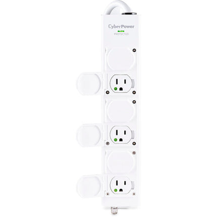 CyberPower Protector de Sobretensión Blanca 6 Tomas Médicas 1560 Julios 15A 15 Pies