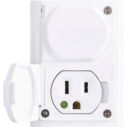 CyberPower Protector de Sobretensión Blanca 6 Tomas Médicas 1560 Julios 15A 15 Pies