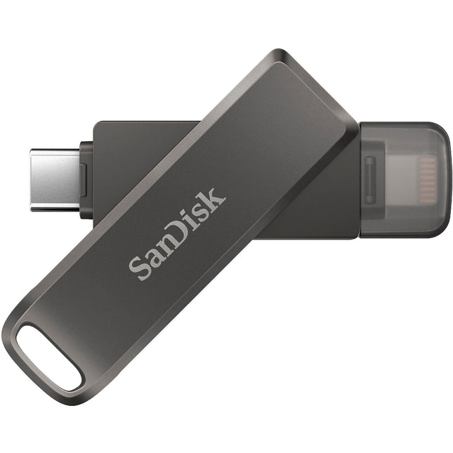 SanDisk iXpand Flash Drive Luxe 64GB Memoria USB con Lightning y USB-C