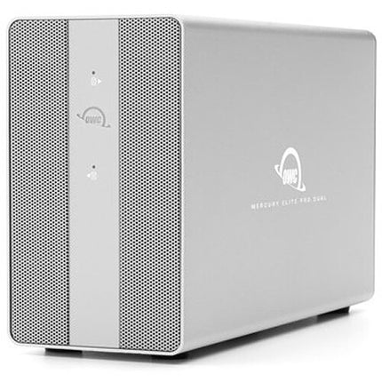 OWC Mercury Elite Pro Dual 2-Bahía RAID USB 3.2 Gen 2 con Hub 3 Puertos