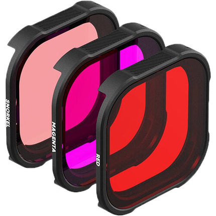 PolarPro DiveMaster Kit de 3 Filtros para GoPro HERO9/10/11 con Estuche de Almacenamiento