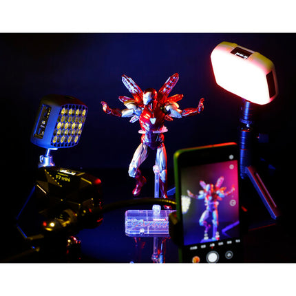 Falcon Eyes PockeLite F7 Luz LED RGB Mini 2500-9000K con Difusor y Grid