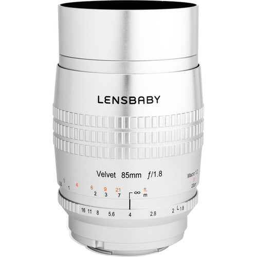 Lensbaby Velvet 85mm f/1.8 Lente Canon EF Formato Full Frame 12 Diafragmas