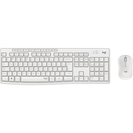 Logitech MK295 Combo Teclado y Ratón Inalámbrico Silencioso 32ft 2.4GHz Off-White