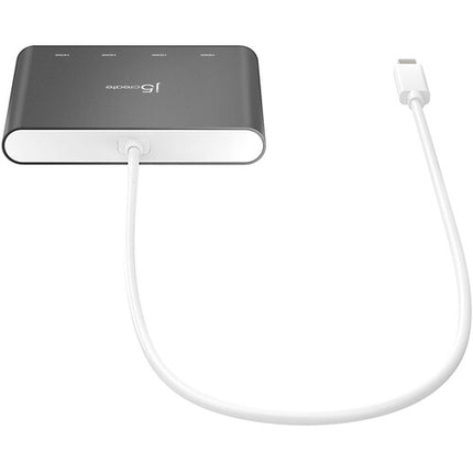 j5create JCA366 Adaptador USB Tipo C a 4 Puertos HDMI 1920x1080 60Hz
