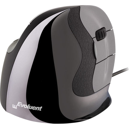 Evoluent VerticalMouse D Ratón Ergonomico Alámbrico Mediano Plata