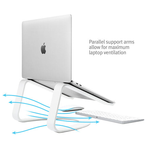 Twelve South Curve Stand para MacBook Elevación 6.5" Mejor Ventilación Blanco