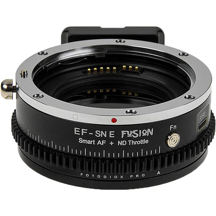 FotodioX Vizelex Adaptador Montura para Canon EF a Sony E con Filtro ND Variable 2 a 8 Stoppers