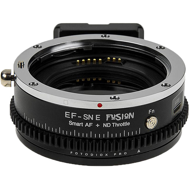 FotodioX Vizelex Adaptador Montura para Canon EF a Sony E con Filtro ND Variable 2 a 8 Stoppers